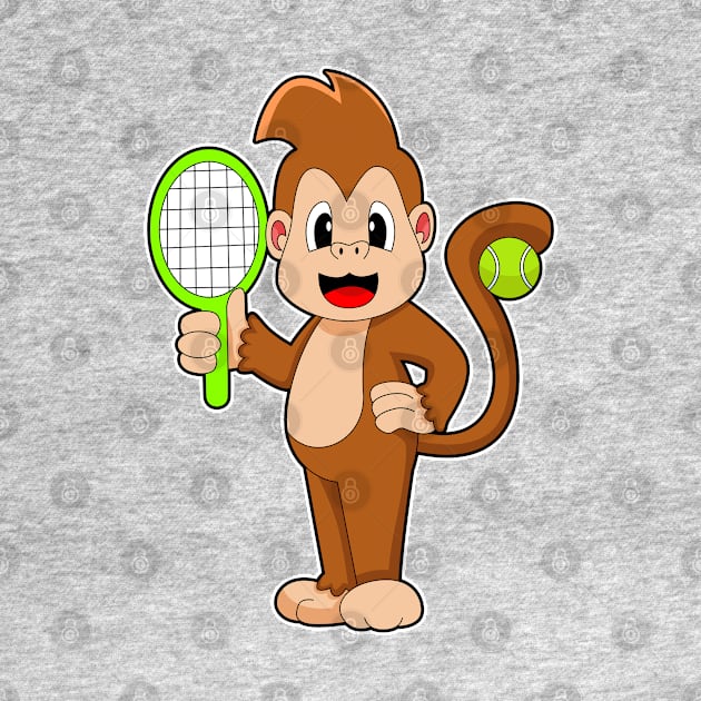 Monkey Tennis Tennis racket by Markus Schnabel